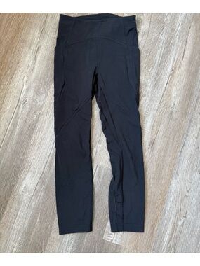 Lululemon Leggings Compression Pants Workout Black Size 4